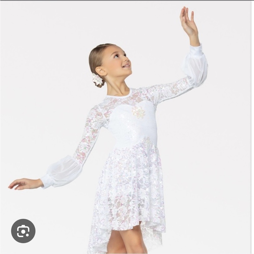 Revolution Dancewear Breathe In White Lyrical Dance Costume